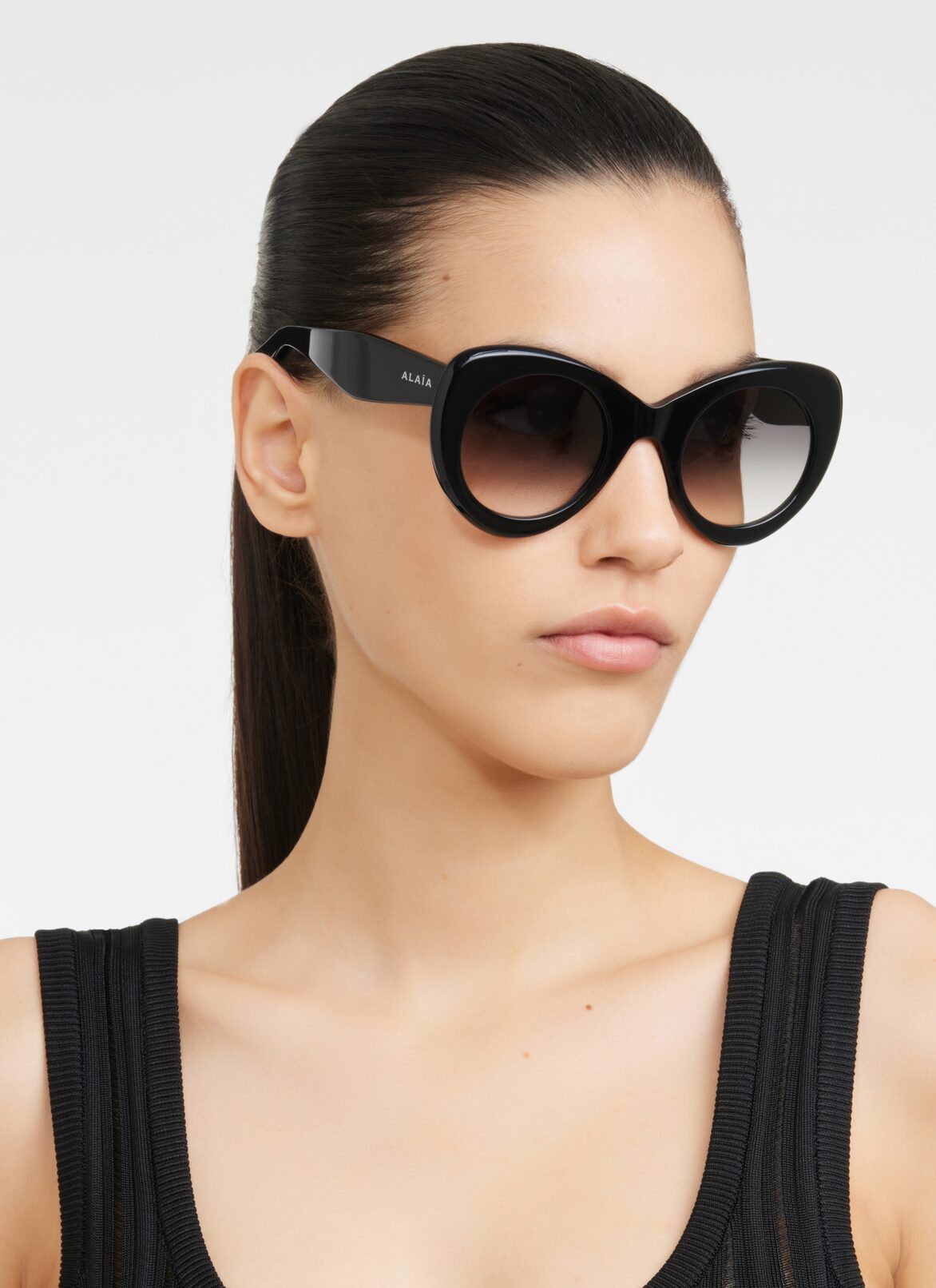 BUTTERFLY SUNGLASSES ALAÏA BLACK BUTTERFLY SUNGLASSES